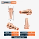 SUP 20T AS-12 Type M16 Single Feeder Gun Fiber Laser Welding Nozzle 0.8 mm Diameter