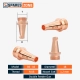 SUP 23T BS-16 Type M16 Double Feeder Gun Fiber Laser Welding Nozzle 1.2 mm Diameter