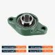 UCFL 206 2-Bolt Oval Flange Bearing Unit (30 mm Bore x 147.5 mm Height x 117 mm Bolt Distance x 38.1 mm Width)