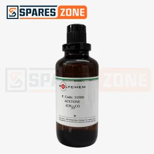Molychem Acetone Cleaning Solvent for Degreasing & Laser Optics