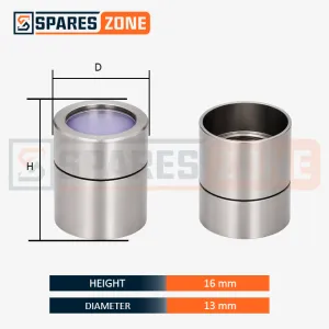 Raycus Silver Protective Cap 16mm Height x 13mm Diameter