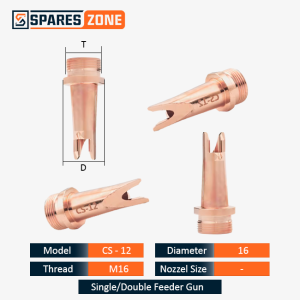Raytools CS-12 Type M16 Fiber Laser Welding Gun Nozzles