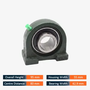 UCAP 207 Pillow Block Bearing With 35mm Bore Housing Unit