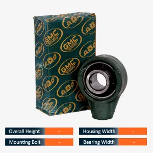 GMC UCHB Hanger Unit Pillow Block Bearing Series with Housing (20mm - 50mm Bore)